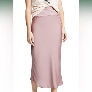 Free People Normani Bias Cut Skirt